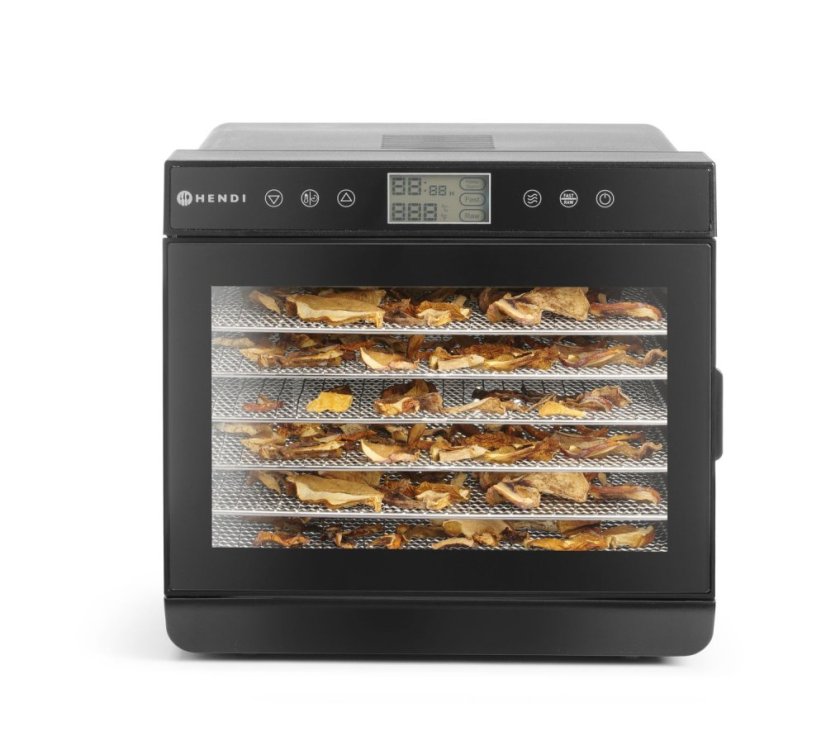 Sušička potravin, HENDI, Kitchen Line, 7 táců, 230V/500W, 347x505x(H)320mm