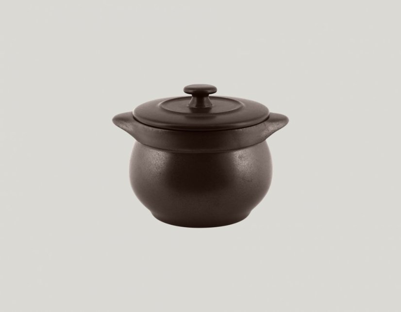 RAK Porcelain RAK Genesis mísa na polévku kulatá s pokličkou 45 cl, kakaová | RAK-GNCFST10CO