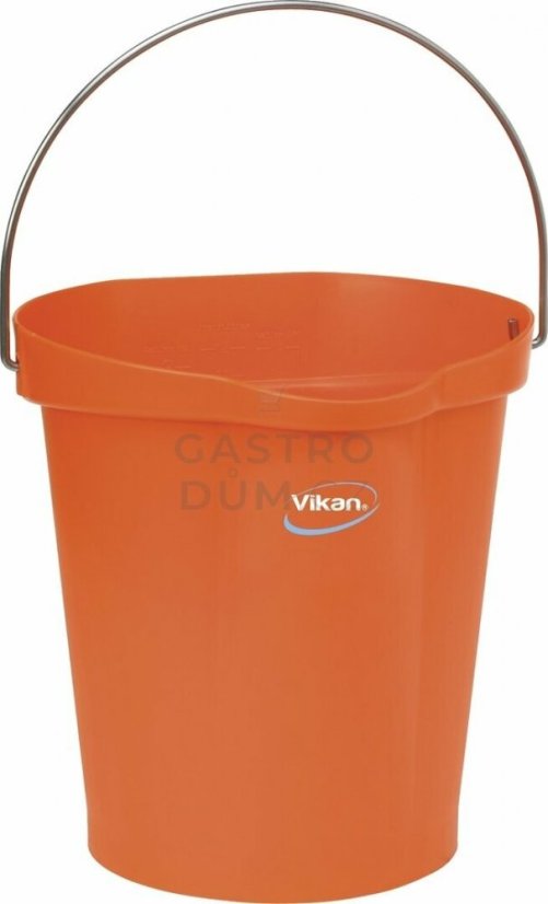 Vikan vědro 12 litrů - oranžová
