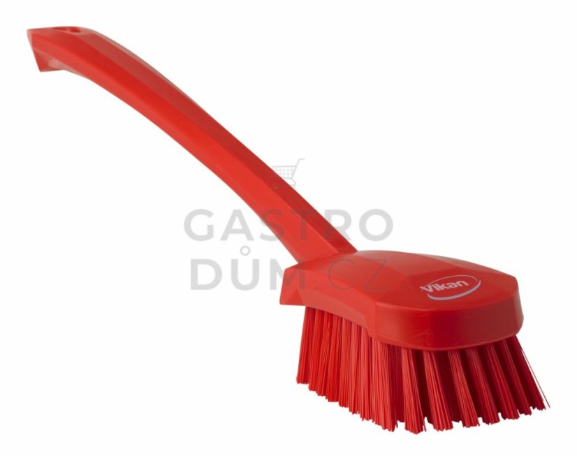 Vikan kartáč prodloužená rukojet 415mm T/červený 41864