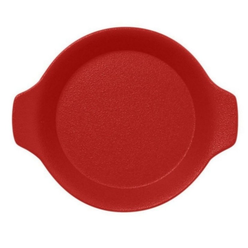 RAK Porcelain RAK Talíř kulatý s rukojetí 45 cl, světle červená | RAK-NFOPRD16BR