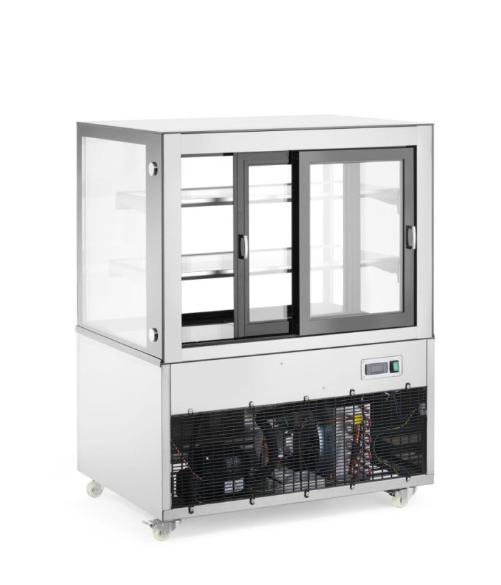 Vitrína se 2 policemi, Arktic, 230V/480W, 677x994x(H)1230mm