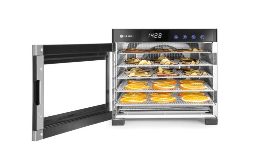 Sušička potravin, HENDI, Profi Line, 6 táců, 230V/650W, 342x485x(H)309mm