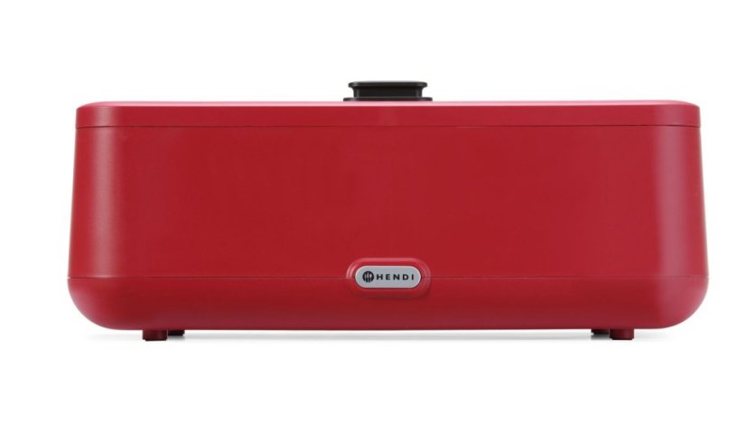 Chafing dish UNIQ, HENDI, designed by Robert Bronwasser, GN 1/1, Červená, 230V/700W, 607x402x(H)245mm