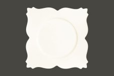 RAK Porcelain RAK White Gold talíř čtvercový 34 × 34 cm – King | RAK-GDSP34