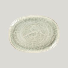 RAK Porcelain Krush talíř oválný 25 × 19 cm, světle zelený