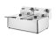 Fritéza Kitchen Line - 2x 6L, HENDI, Kitchen Line, 12L, 230V/6600W, 550x430x(H)305mm