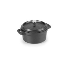 Lacor Hrnec Mini kulatý, pr. 10 cm, černý