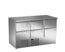 Asber stůl chladící SALADETA ETS-140-06 NS 220V-240V 1N 50Hz