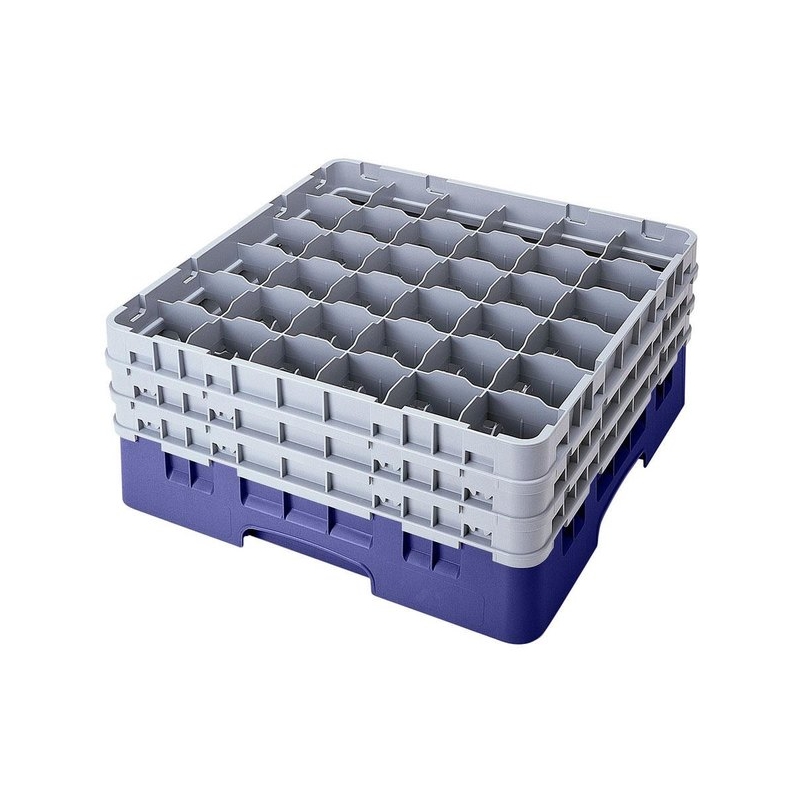 Cambro Koš Camrack 36 pozic, výška sklenice 19,4 cm - Modrá