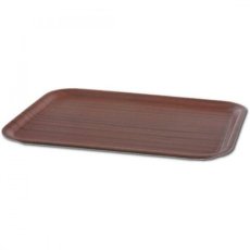 Cambro Podnos Mykonos protiskluzový obdélníkový 32,5 × 53 cm, ořech