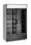 Barová chladnička s podsvíceným panelem, dvoudveřová, Arktic, 512L, Černá, 230V/510W, 585x1120x(H)1900mm