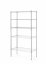 Úložný stojan s 5 policemi, HENDI, Chrom, 910x455x(H)1830mm