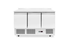 Chladicí pult, 3 dveře, Arktic, 254L, Stříbrná, 230V/220W, 1365x700x(H)908mm