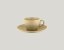 RAK Porcelain RAK Genesis podšálek kulatý 17 cm pro GN116C23AL, mandlová | RAK-GNCLSA02AL