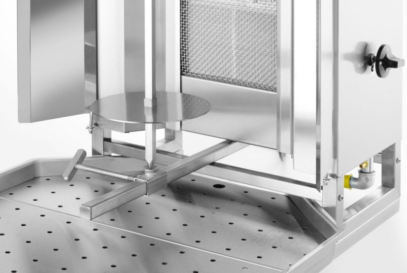 Plynový kebab gril, HENDI, Profi Line, 230V/16W, 13kW, 735x745x(H)1110mm