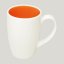 RAK Porcelain RAK Samba hrnek flora 30 cl, oranžová | RAK-BAFMG30PD3