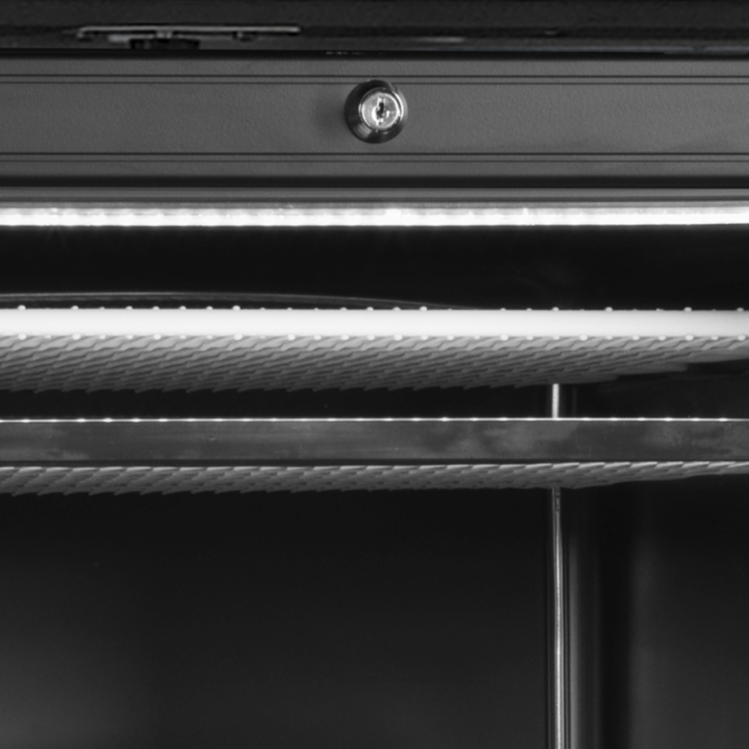 Mrazicí skříň TEFCOLD UFSC371GCP Black