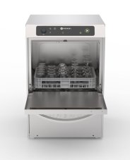 Myčka nádobí 35x35, elektronické ovládání, HENDI, Profi Line, Stříbrná, 230V/2970W, 423x466x(H)639mm