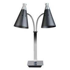 TOMGAST T-Collection ohřívací lampa flexibilní 230 V, dvojitá, černá