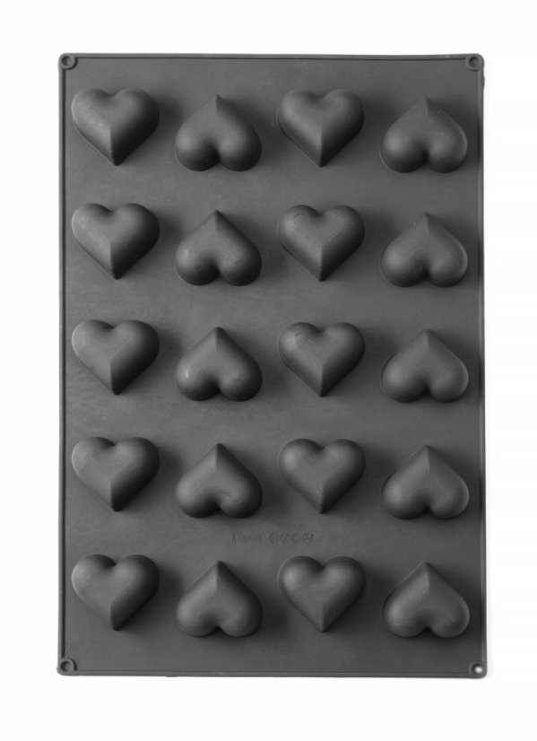 Silikonová forma HEART, HENDI, 570x375x(H)35mm