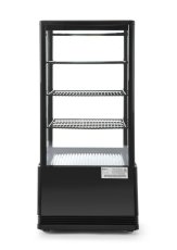 Chlazená skříň displeje, 78 l, Arktic, černá, 230V/170W, 444x397x(H)940mm