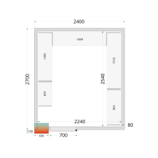 TEFCOLD CR 240x270x220