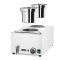 Sada: Bain-marie Ranger + 2x 4L nádoba s víkem, HENDI, GN (H)150mm, 8L, 230V/1000W, 604x332x(H)315mm