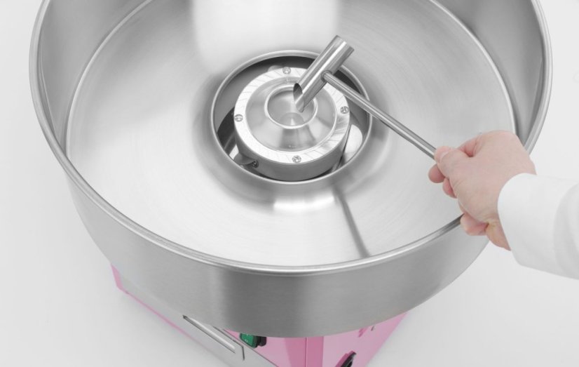 Stroj na výrobu cukrové vaty , HENDI, Růžový, 230V/1130W, 520x520x(H)503mm