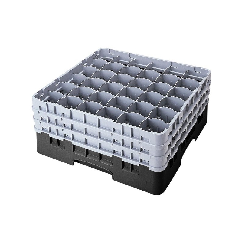 Cambro Koš Camrack 36 pozic, výška sklenice 11 cm - Černá