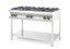 Plynový sporák s otevřeným stojanem na 6 hořáků, HENDI, Kitchen Line, 28,5kW, 1200x700x(H)900mm