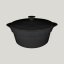 RAK Porcelain RAK Chef's Fusion hrnec s poklicí pr. 28 cm, černý | RAK-CFRD28BK