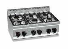 Plynový sporák Bertos G6F6BPW (28,5 kW)