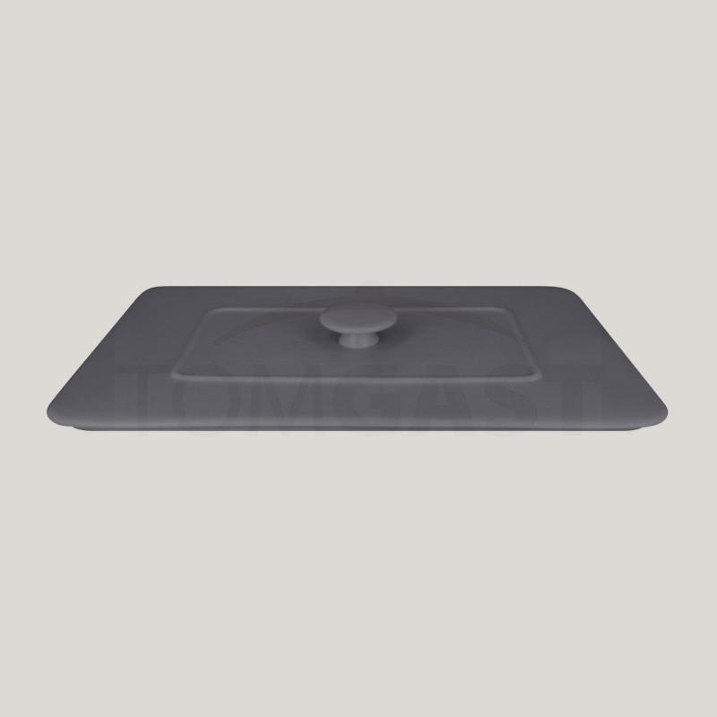RAK Porcelain RAK Chef's Fusion poklice pro obdélný pekáč 32,5 × 22 cm, šedá | RAK-CFRT32GYLD