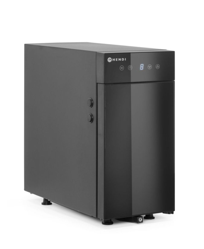 Chladnička na mléko, HENDI, Profi Line, 9L, Černá, 230V/65W, 220x450x(H)455mm