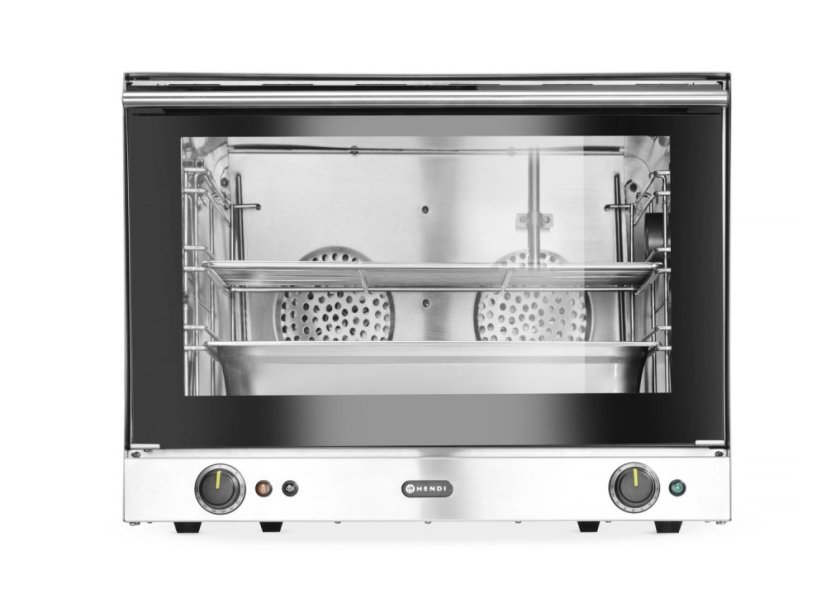 Horkovzdušná trouba se zvlhčováním H100S, HENDI, GN 1/1, 230V/3500W, 699x608x(H)550mm