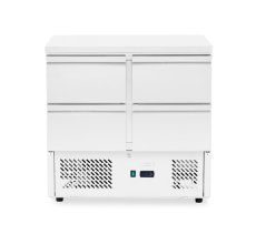 Chladicí pult, 4 zásuvky, Arktic, 97L, Stříbrná, 230V/220W, 900x700x(H)868mm