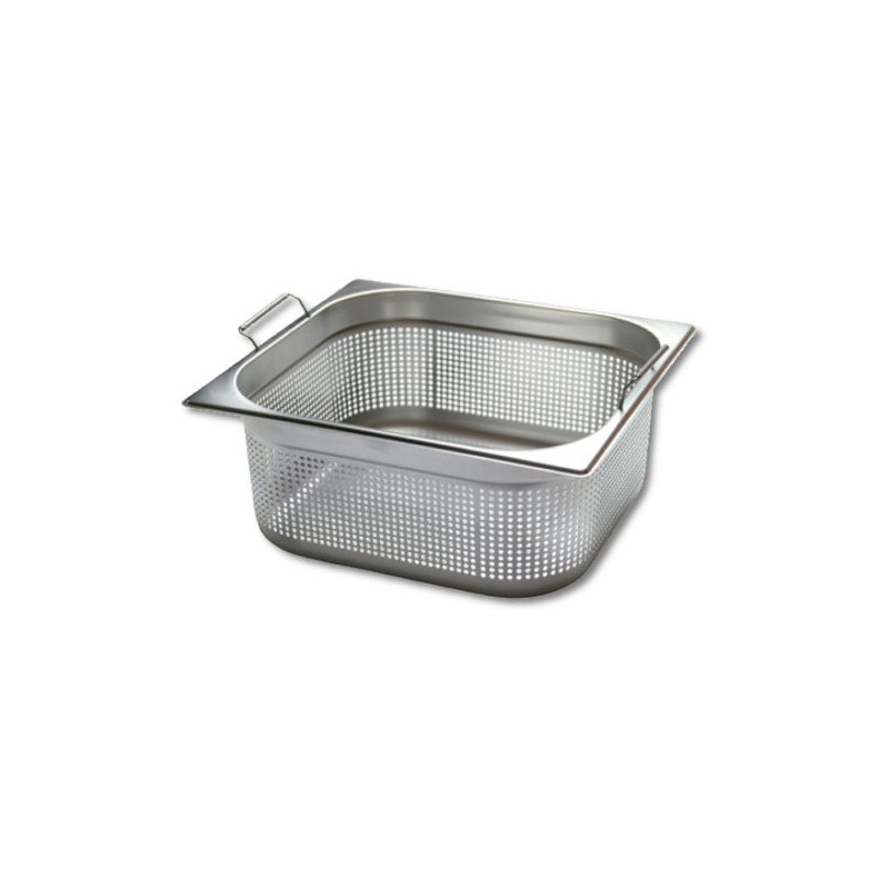 TOMGAST Gastronádoba děrovaná s úchyty GN 1/2 100 mm