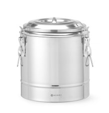 Termoska na přepravu potravin, HENDI, Kitchen Line, 11L, Stříbrná, ⌀300x(H)345mm