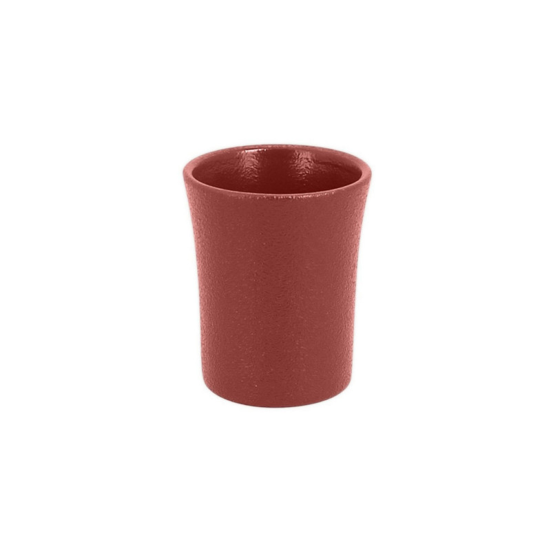 RAK Porcelain RAK Šálek bez ucha 9 cl, tmavě červená | RAK-NFSPCU09DR