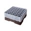 Cambro Koš Camrack 36 pozic, výška sklenice 30 cm - Hnědá