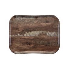 Cambro Wood podnos 33 × 43 cm, tmavý dub