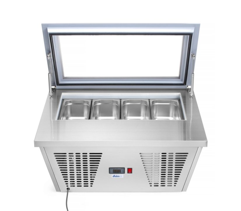 Mrazicí vitrína na zmrzlinu, Arktic, 230V/210W, 735x867x(H)373mm
