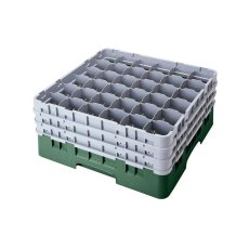 Cambro Koš Camrack 36 pozic, výška sklenice 23,8 cm - Zelená