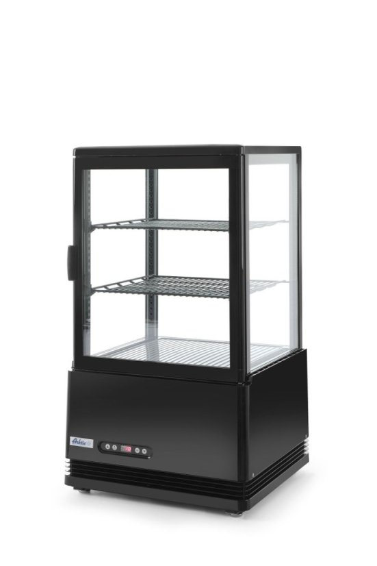 Chlazená skříň displeje, 58 l, Arktic, černá, 230V/170W, 452x406x(H)830mm