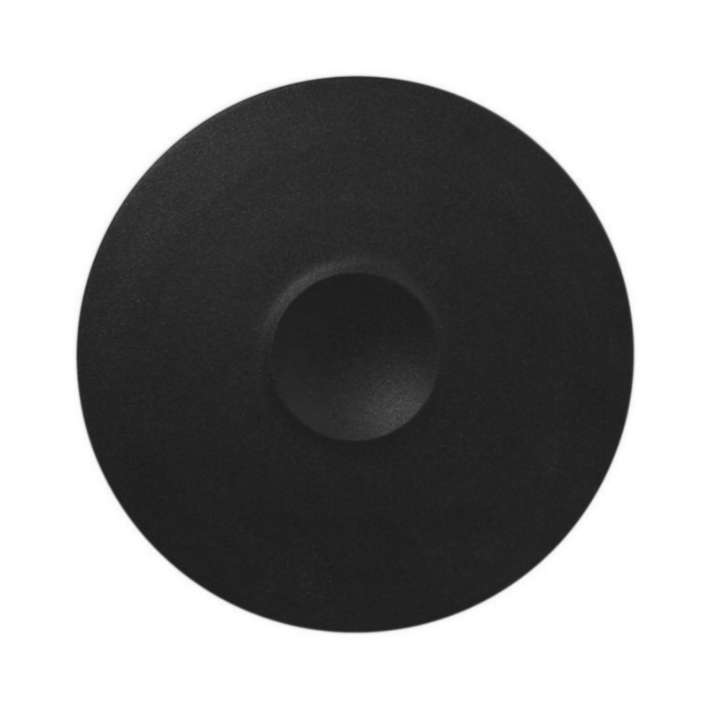 RAK Porcelain RAK Talíř mělký s důlkem 30 cm, černá | RAK-NFMRFP30BK