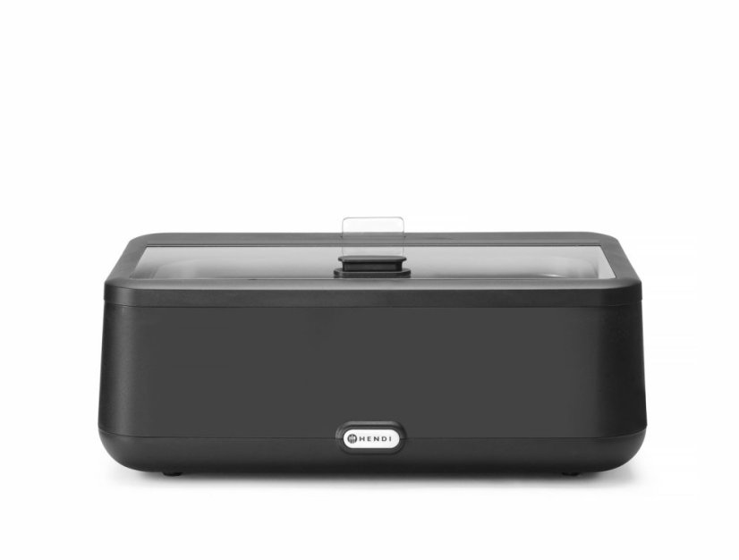 Chafing dish UNIQ, HENDI, designed by Robert Bronwasser, GN 1/1, Černá, 230V/700W, 607x402x(H)245mm