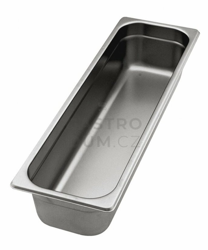 Gastronorm GN 2/4 (h=65 mm) nerezová plná
