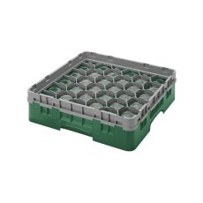 Cambro Koš Camrack 30 pozic, výška sklenice 21,6 cm - Zelená