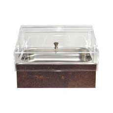 TOMGAST Chladicí box pro gastronádoby s krytem GN 1/2, dekor rez
